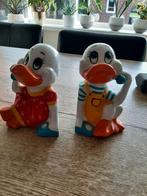 Vintage Donald Duck & Katrien Boekensteunen, Ophalen of Verzenden, Zo goed als nieuw, Kunststof, Dierenbeeld