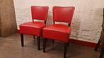 6 Rode Stoelen (horecal) - Stijlvol en Comfortabel!, Ophalen, Gebruikt, Hout, Modern