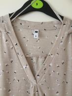 Zandkleurige blouse maat S 36/38 Nieuw Hema, Maat 38/40 (M), Beige, Nieuw, Ophalen of Verzenden