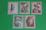 671-675  Zomerzegels Rembrandt 1956 Postfris, Postzegels en Munten, Postzegels | Nederland, Ophalen of Verzenden, Na 1940, Postfris