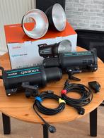 Studio flitsers Godox met trolley, Audio, Tv en Foto, Fotografie | Flitsers, Ophalen of Verzenden, Zo goed als nieuw, Overige merken