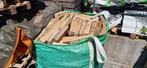 gezaagt  pallet  hout  in  big-bag ., Tuin en Terras, Haardhout, Minder dan 3 m³, Ophalen, Overige houtsoorten, Blokken