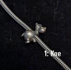 Zilveren dierenbedels geschikt voor o.a. Pandora, Gebruikt, Ophalen of Verzenden, Tedora, 1 bedel