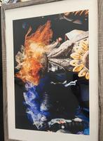 Henzo fotolijst 95x65 cm - Echt hout & glas, Ophalen, Zo goed als nieuw, 75 tot 100 cm, Foto of Poster