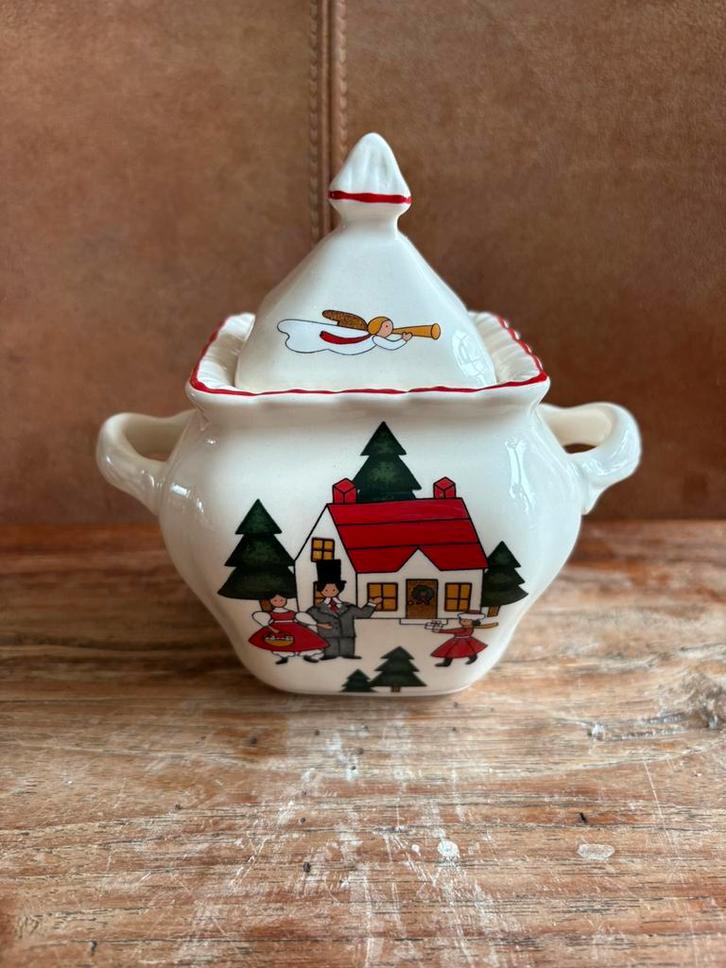 Wedgwood Mason's Christmas Village kerstservies., Antiek en Kunst, Antiek | Porselein, Ophalen