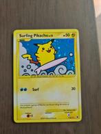 Surfing Pikachu lv13 114 Rising Rivals Pokemonkaart, Ophalen of Verzenden, Zo goed als nieuw, Losse kaart, Foil