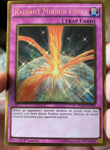 Yu-Gi-Oh! Radiant Mirror Force PGL3 1st Edition ! beschikbaar voor biedingen