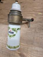 Vintage porcelein Heineken biertap (koper accesoire), Witgoed en Apparatuur, Thuistaps, Ophalen of Verzenden, Gebruikt, Overige merken
