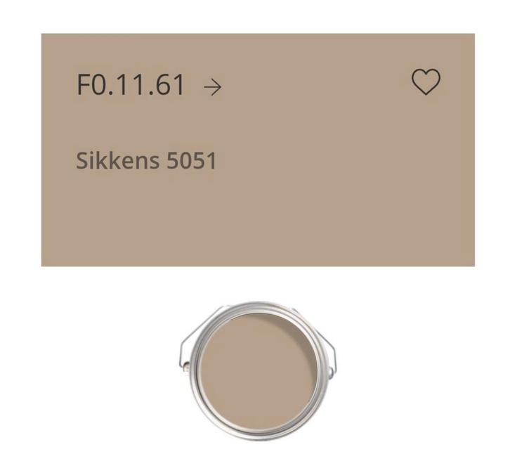 Wijzonol Wijzotex muurverf 10ltr FO.11.61 (Sikkens kleur), Doe-het-zelf en Verbouw, Verf, Beits en Lak, Nieuw, Verf, 10 tot 15 liter