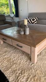 Mooie houten salontafel, Ophalen, Gebruikt, 100 tot 150 cm, 50 tot 100 cm