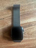 Apple watch 4 met Apple milanese band, Ophalen of Verzenden, Zo goed als nieuw, Zwart, IOS