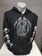 Zwart vest,Skull, Reaper, printvest, Ophalen of Verzenden, Nieuw, Overige maten, Zwart