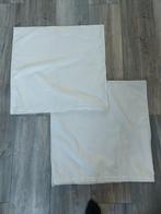 Kussenhoezen Paar vlekjes 65 cm x 65 cm 2x, Huis en Inrichting, Woonaccessoires | Kussens, Ophalen of Verzenden, Gebruikt, Overige kleuren