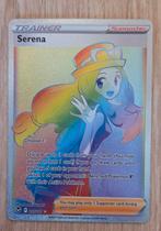 Pokemon silver Tempest Serena rainbow trainer 207/195, Ophalen of Verzenden, Nieuw, Losse kaart, Foil