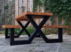 Kinder picknicktafel douglas hout/staal, Kinderpicknicktafel, Staal, Nieuw, Ophalen of Verzenden