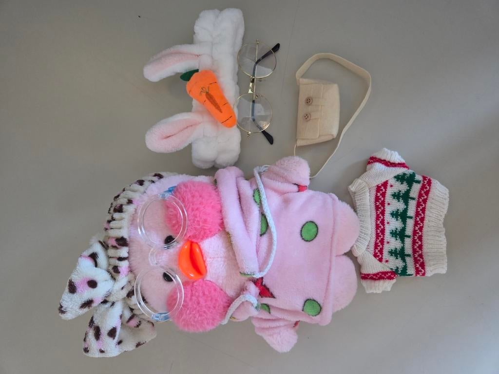 Paper Duck, Kinderen en Baby's, Speelgoed | Knuffels en Pluche, Ophalen of Verzenden, Zo goed als nieuw, Eend