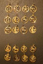Diverse sterrenbeeldhangers /Bedels goud op zilver (double), Overige merken, Nieuw, Ophalen of Verzenden, 4 bedels of meer