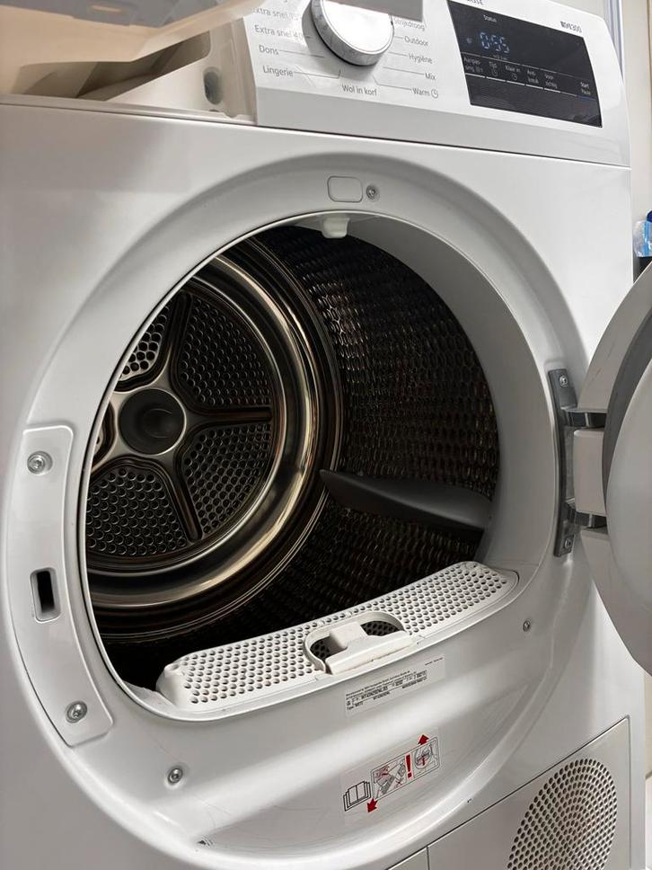 Wasmachine en Droger Set - AEG & Siemens, Witgoed en Apparatuur, Wasdrogers, Gebruikt, Condens, Voorlader, 6 tot 8 kg, 85 tot 90 cm