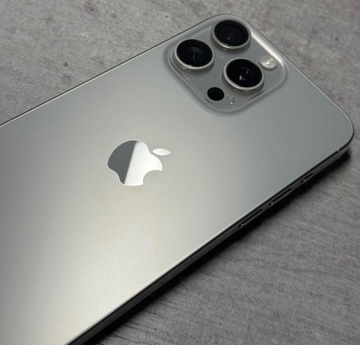  Apple iphone 15 Pro Max Natural Titanuim 256GB Zeer netjes, Telecommunicatie, Mobiele telefoons | Apple iPhone, Zo goed als nieuw