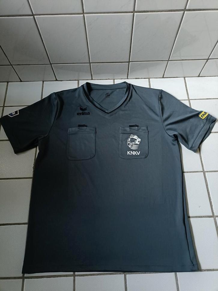 (L)Erima KNKV Korfbal League Wedstrijdshirt FairPlay Sponsor, Kleding | Heren, T-shirts, Gedragen, Maat 52/54 (L), Grijs, Ophalen of Verzenden