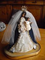 Wassen beeld Madonna met onderbord, Ophalen