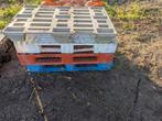 4 kunststof pallets extra sterk, Ophalen, Zo goed als nieuw