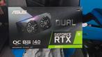ASUS 3060TI GB DUAL, Computers en Software, Videokaarten, PCI-Express 4, Ophalen of Verzenden, Zo goed als nieuw, Nvidia