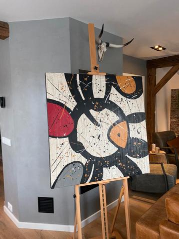 Cobra Art Abstract Schilderij met Certificaat beschikbaar voor biedingen