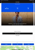 Bad Bunny tickets 2 stuks | Arnhem Gelredom, Tickets en Kaartjes, Twee personen, Juni