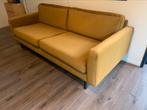 Vrijwel nieuw Mosterd gele bank, Ophalen, Gebruikt, 75 tot 100 cm