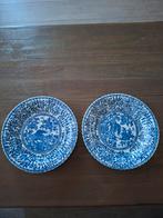 Drie blauw-witte borden van Royal Mosa Maastricht, Ophalen of Verzenden