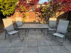 Mooie Tuinset met tafel en 4 stoelen, Tuin en Terras, Tuinsets en Loungesets, Ophalen, Gebruikt