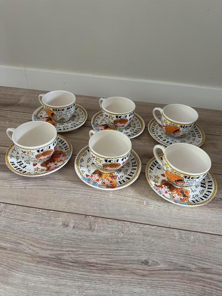 Kop en schotel - Blond Amsterdam Servies, Huis en Inrichting, Keuken | Servies, Zo goed als nieuw, Kop(pen) en/of Schotel(s), Blond Amsterdam