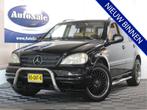 Mercedes-Benz M-Klasse 320 PANO AIRCO STOELVW AUTOMAAT '08, Auto's, Automaat, Zwart, Bedrijf, Vierwielaandrijving