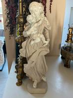 Koperen kandelaar+ mariabeeld, Antiek en Kunst, Ophalen of Verzenden, Koper of Brons