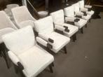 Richmond Interiors 6 eetkamerstoelen Cooper white chenille, Huis en Inrichting, Fauteuils, Ophalen, Japandi Stijl, Minder dan 75 cm