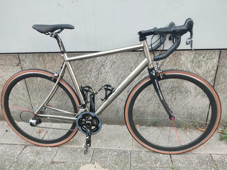 Pilot Celes – Sram Force 2x11 – Titanium, Fietsen en Brommers, Fietsen | Racefietsen, Zo goed als nieuw, Overige merken, Meer dan 20 versnellingen