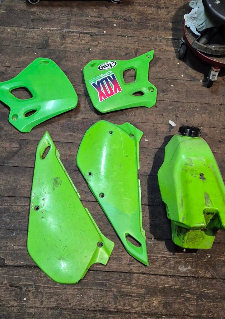 Kawasaki KDX250 Onderdelen - Kappen & Tank, Motoren, Ophalen, Gebruikt