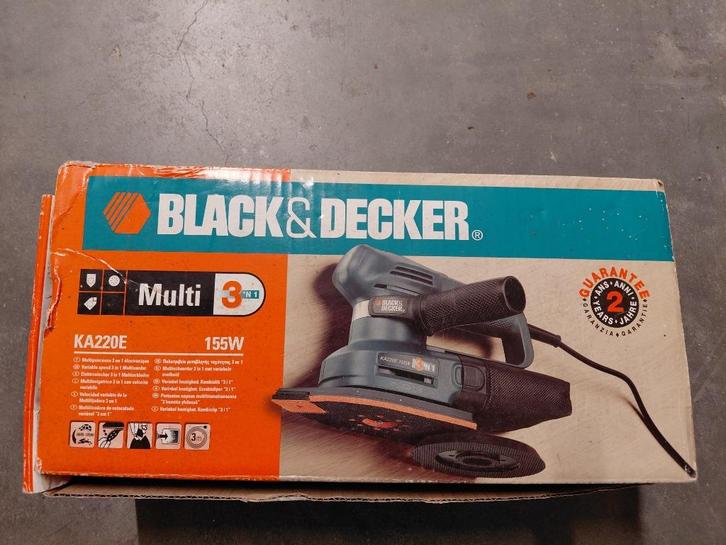 schuurmachine afgeprijsd, Doe-het-zelf en Verbouw, Gereedschap | Schuurmachines, Zo goed als nieuw, Vlakschuurmachine, Minder dan 600 watt