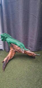 Groen Iguana Beeld voor Interieur, Antiek en Kunst, Ophalen