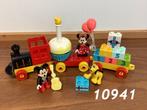 Duplo mickey en minnie verjaardagstrein 10941, Kinderen en Baby's, Speelgoed | Duplo en Lego, Ophalen of Verzenden, Zo goed als nieuw