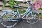 Meisjesfiets met mand .blauw 22inch, Fietsen en Brommers, Fietsen | Meisjes, Ophalen, Gebruikt, 22 inch, Cortina