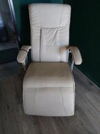 Mooie beigekleurige massage stoel met afstandsbediening, Ophalen, Zo goed als nieuw, Massagestoel of Kussen