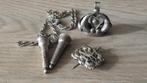 zilver / horlogesleutel / stempel / breipenhouders, Ophalen of Verzenden, Zilver