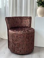 Fauteuil vintage bruin, Ophalen, 75 tot 100 cm, 50 tot 75 cm