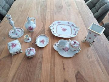 Herend Apponyi Pink Raspberry - diverse items beschikbaar voor biedingen