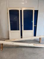Antieke serre deuren + kozijnstijlen, Doe-het-zelf en Verbouw, Ophalen, Gebruikt, Deurkozijn, 225 cm of meer