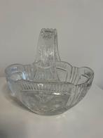 Kristallen mandje - ca. 20 cm hoog, Antiek en Kunst, Antiek | Glas en Kristal, Ophalen