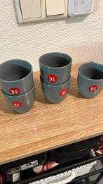 5 DE Douwe Egberts koffiemokken, Huis en Inrichting, Keuken | Servies, Ophalen of Verzenden, Overige stijlen