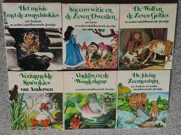 6-delige sprookjesboeken encyclopedie met sprookjes van Grim